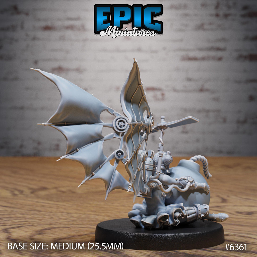 Aviator Girl Option #6361 back DND miniature Construct Laboratory 16k resin