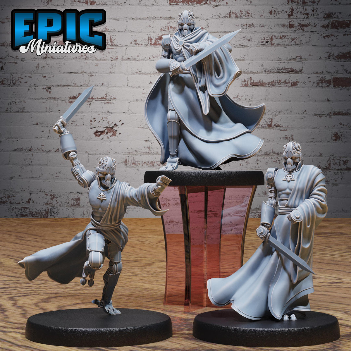 Inevitable Kolyarut Set of 3 DND miniatures group photo Construct Laboratory