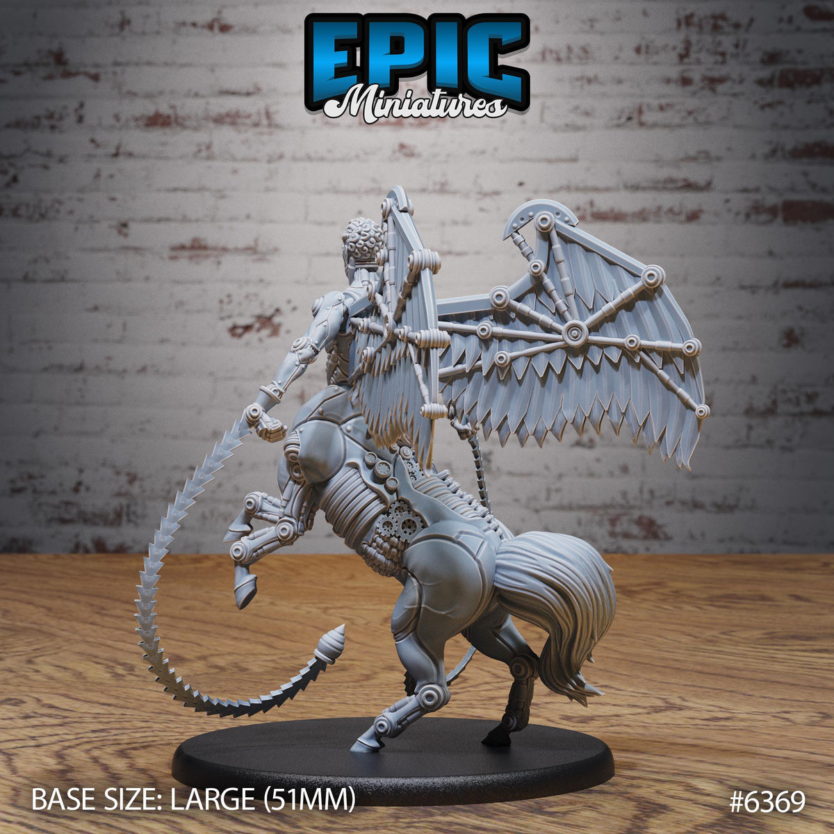 Inevitable Zelekhut Option #6369 back DND miniature Construct Laboratory 16k resin