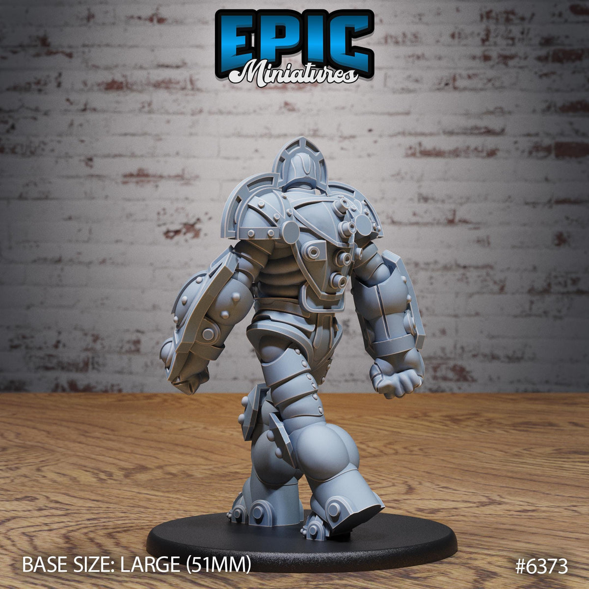Mechanus Guard Option #6373 back DND miniature Construct Laboratory 16k resin