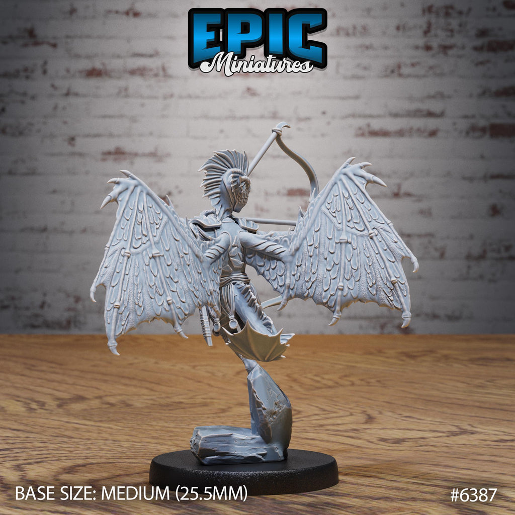 Draxie Dragon Pixie Adventurer Option #6387 back DND miniature Forest Folk 16k resin