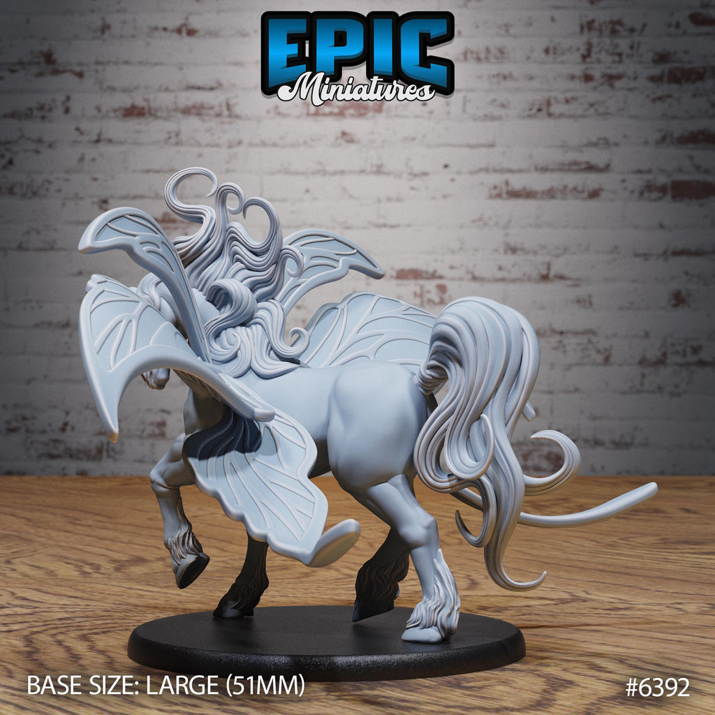 Fairy Pegasus Option #6392 back DND miniature Forest Folk 16k resin