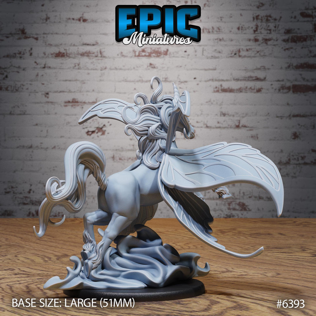 Fairy Pegasus Option #6393 back DND miniature Forest Folk 16k resin