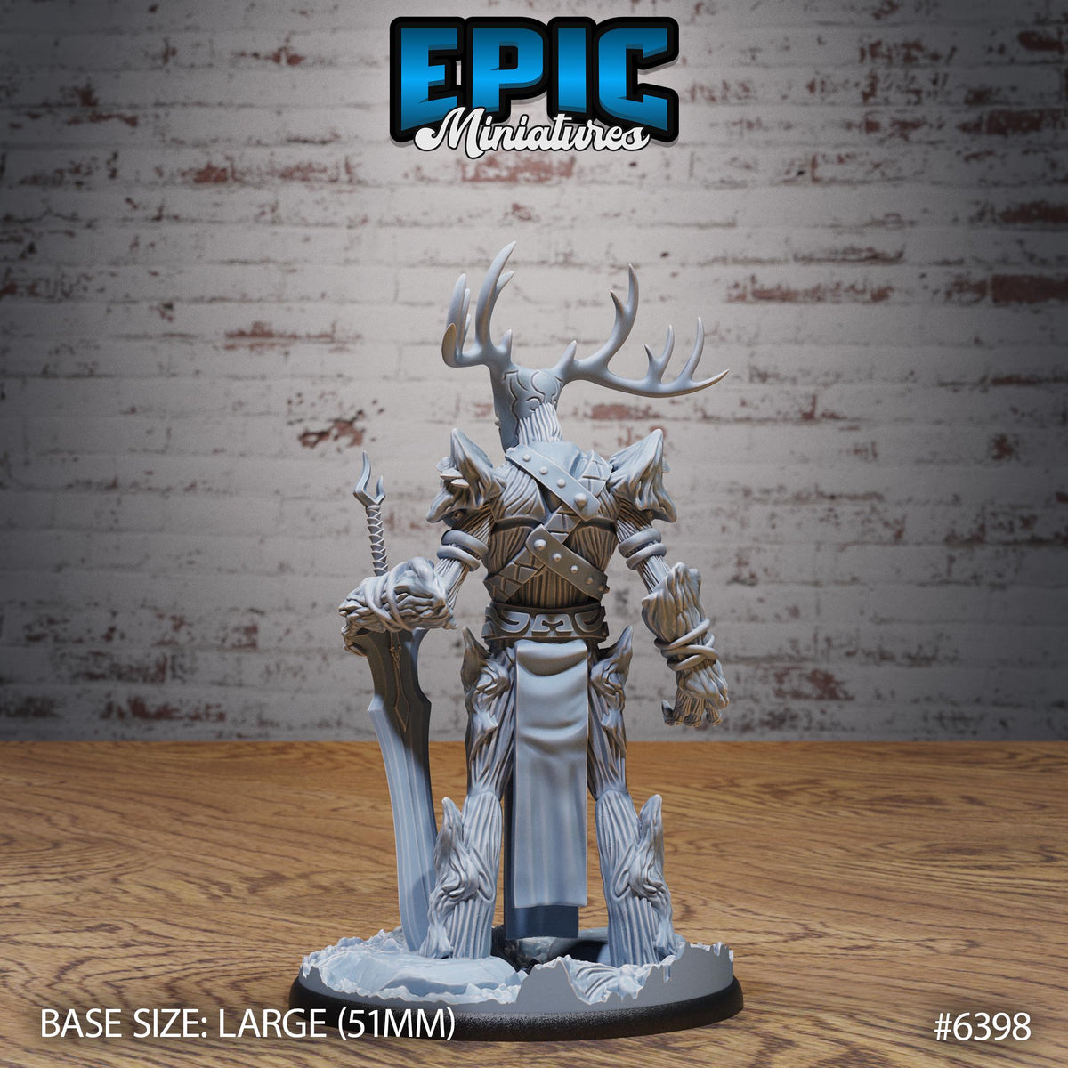 Tree Guard Option #6398 back DND miniature Forest Folk 16k resin