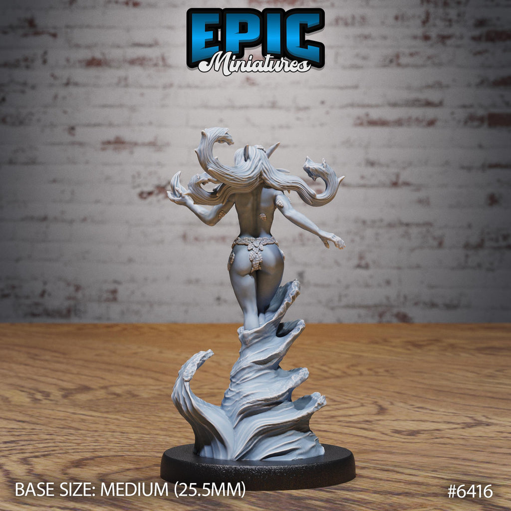 Spring Undine Option #6416 back DND miniature Forest Folk 16k resin