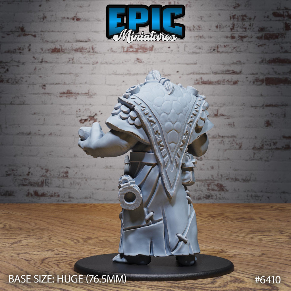 Giant Shaman Option #6410 back DND miniature Forest Folk 16k resin