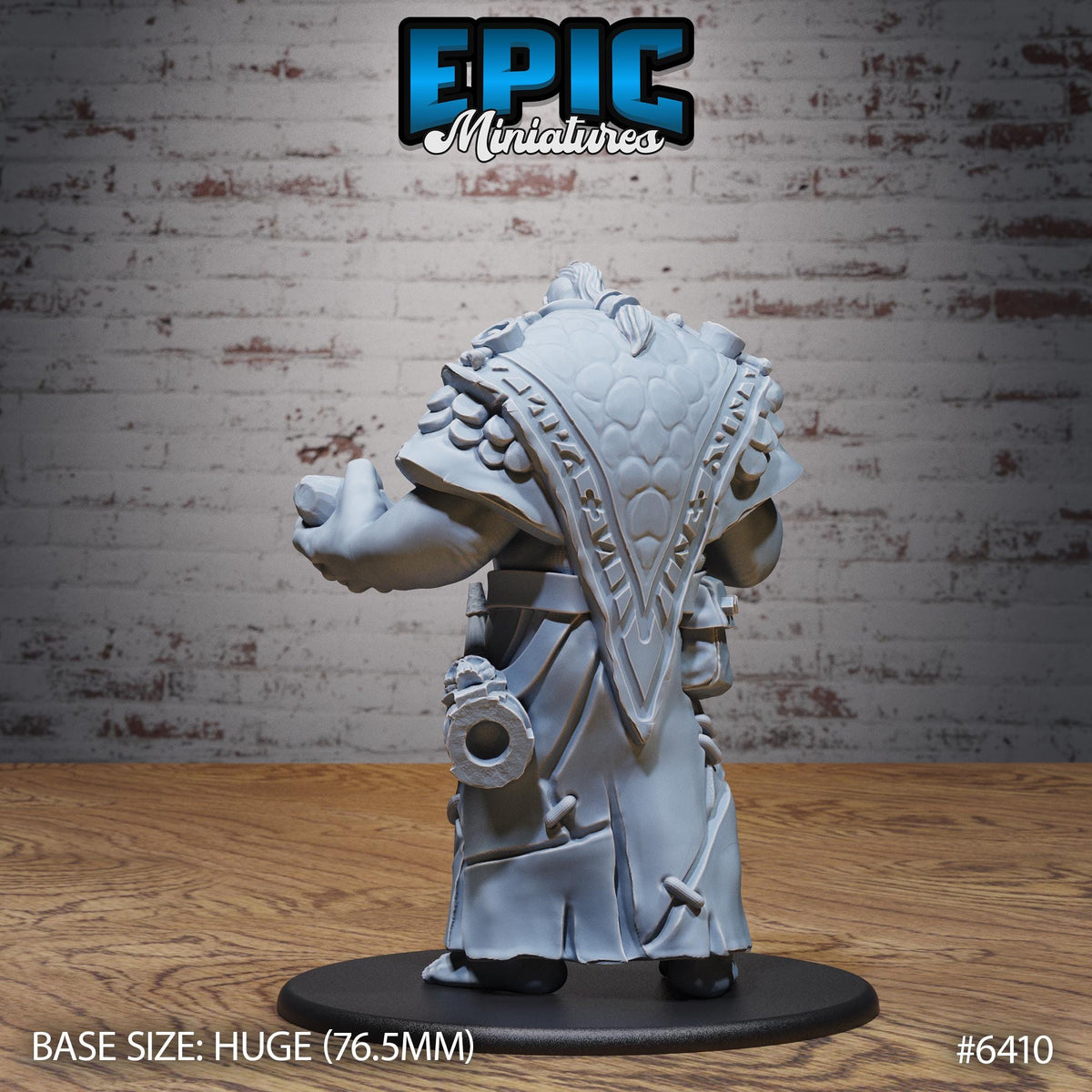 Giant Shaman Option #6410 back DND miniature Forest Folk 16k resin
