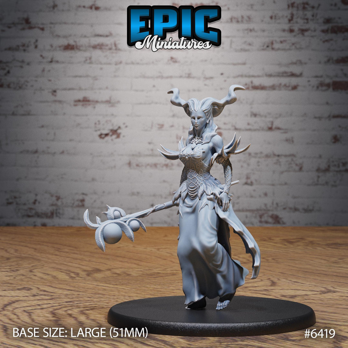 Nature High Spirit Option #6419 front DND miniature Forest Folk 16k resin