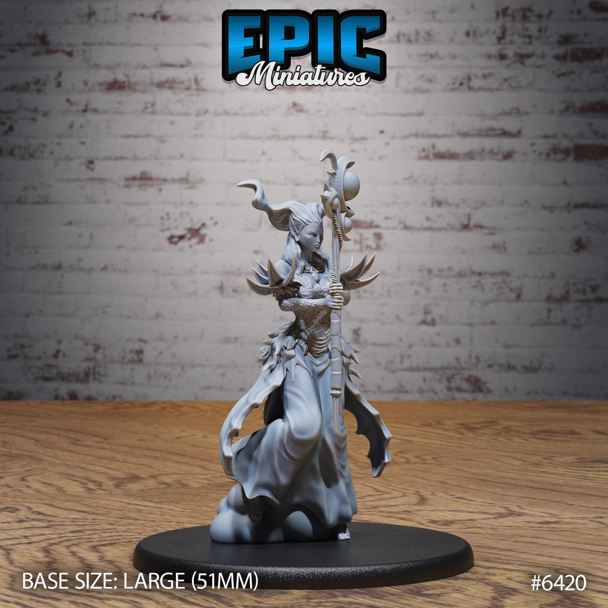 Nature High Spirit Option #6420 front DND miniature Forest Folk 16k resin