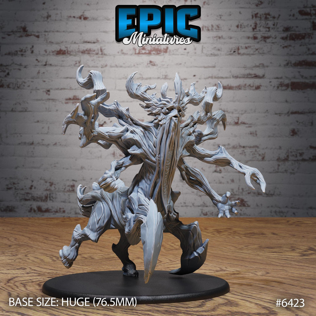 Treant World Protector Option #6423 front DND miniature Forest Folk 16k resin