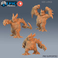 Skin Stitch Dragon Set of 3 DND miniatures group photo Haunting Catacombs