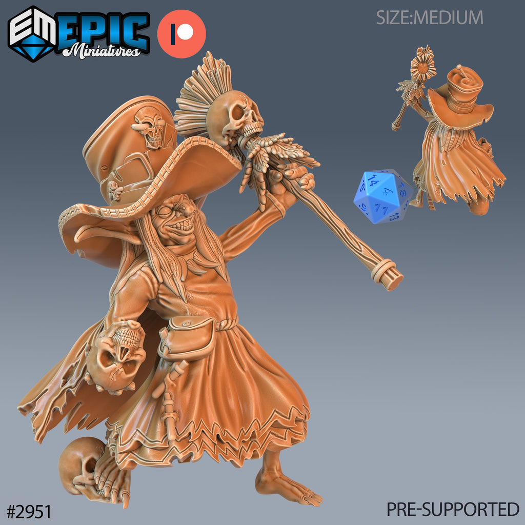 Voodoo Goblin Option #2951 front DND miniature Goblin Caves 16k resin