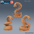 Cave Centipede Set of 3 DND miniatures group photo Goblin Caves