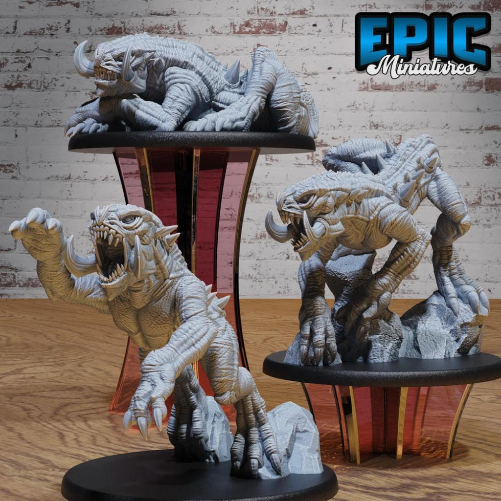 Cave Crawler Set of 3 DND miniatures group photo Dwarf Army Pack