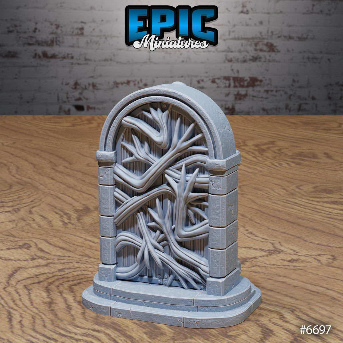 Lich Crypt Environment Option 3 B front DND miniature Lich Lords Crypt 16k resin