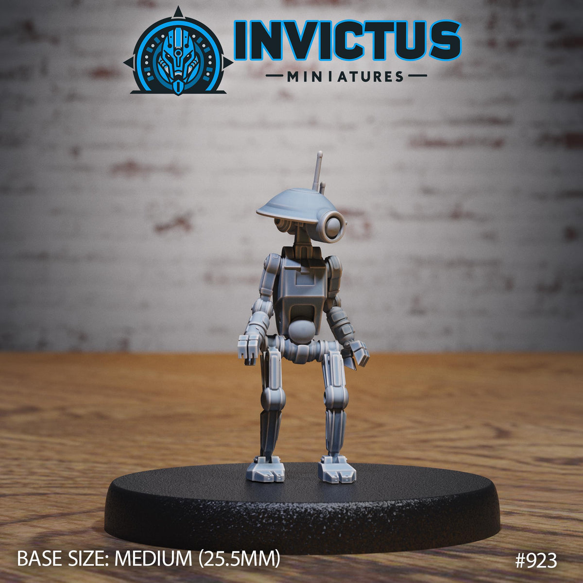 Droid Option #923 front DND miniature Space Odyssey 16k resin