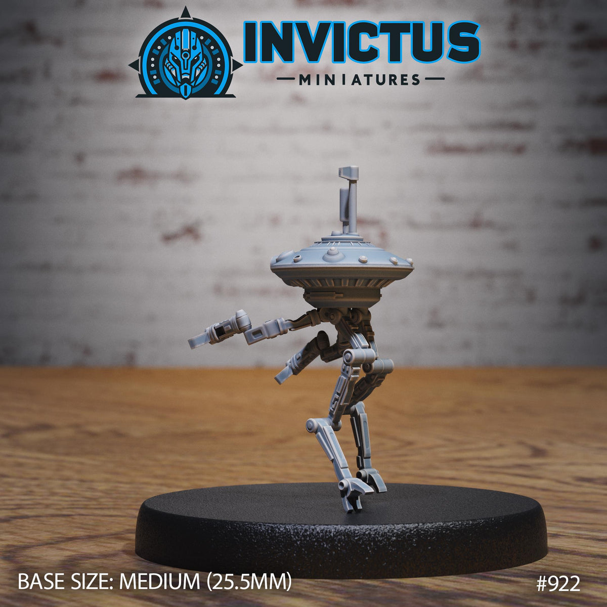Droid Option #922 front DND miniature Space Odyssey 16k resin