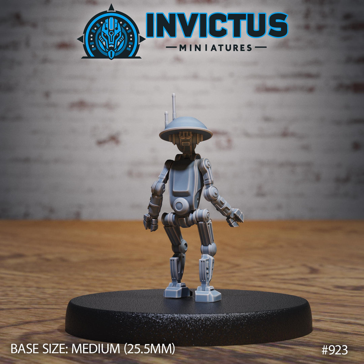 Droid Option #923 back DND miniature Space Odyssey 16k resin