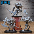 Evil Skeleton Set of 3 DND miniatures group photo Lich Lords Crypt