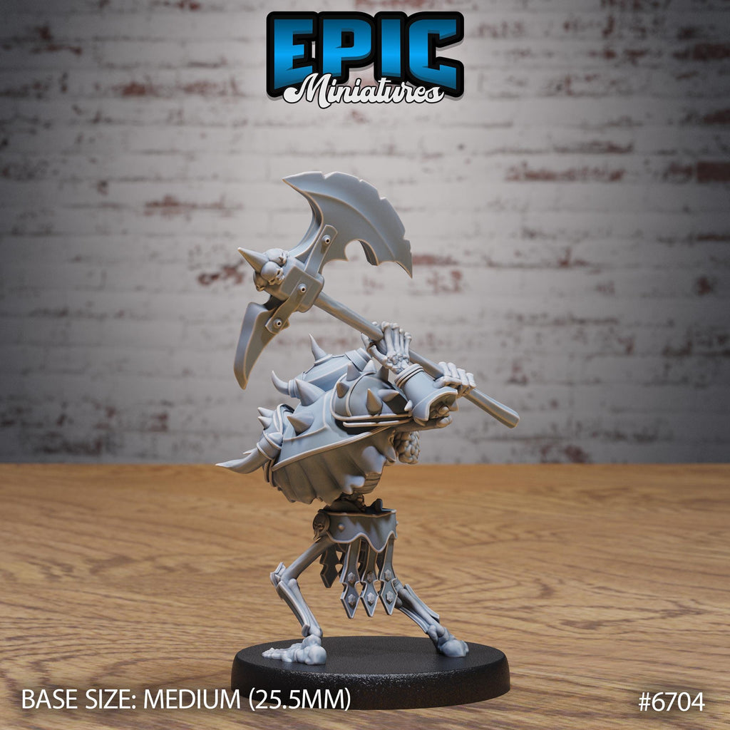Evil Skeleton Option #6704 back DND miniature Lich Lords Crypt 16k resin