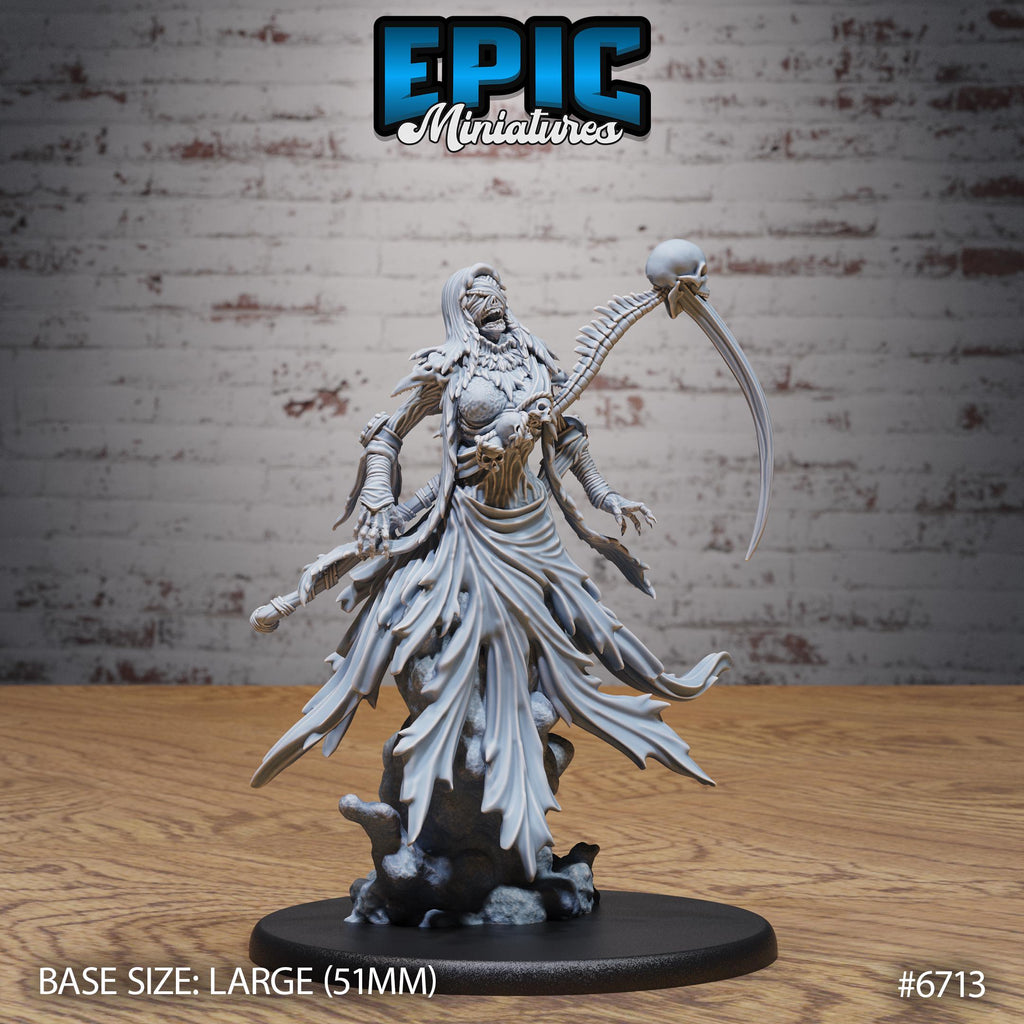 Wraith Mother Option #6713 front DND miniature Lich Lords Crypt 16k resin
