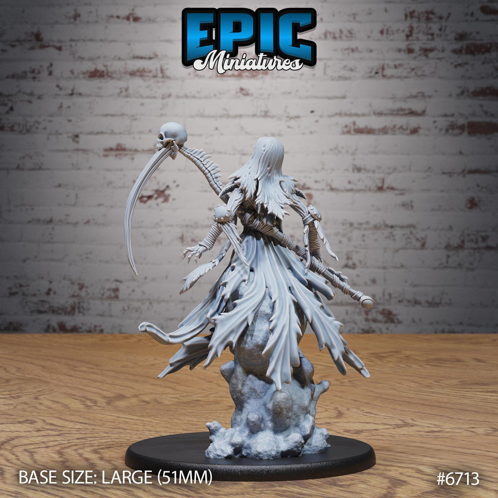 Wraith Mother Option #6713 back DND miniature Lich Lords Crypt 16k resin