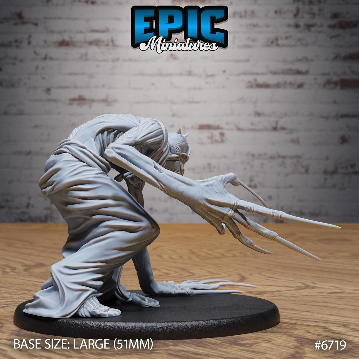 Bone Claw Option #6719 back DND miniature Lich Lords Crypt 16k resin