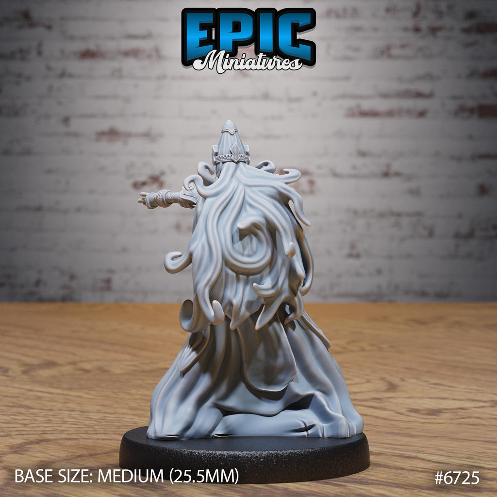 Experienced Lich Option #6725 back DND miniature Lich Lords Crypt 16k resin