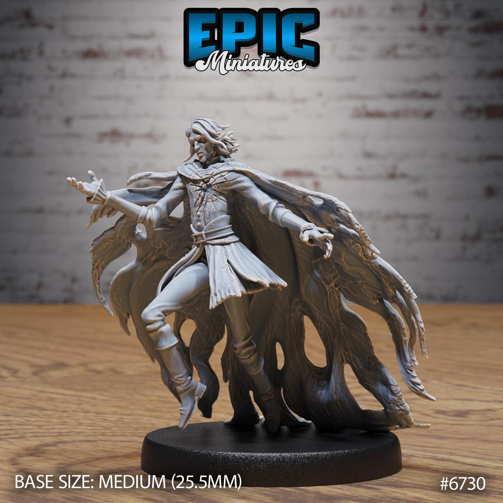 Shattered Ghost Option #6730 front DND miniature Lich Lords Crypt 16k resin