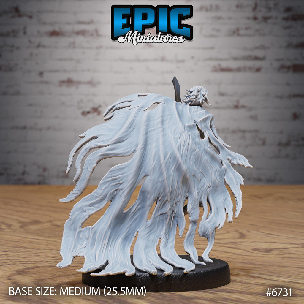 Shattered Ghost Option #6731 back DND miniature Lich Lords Crypt 16k resin