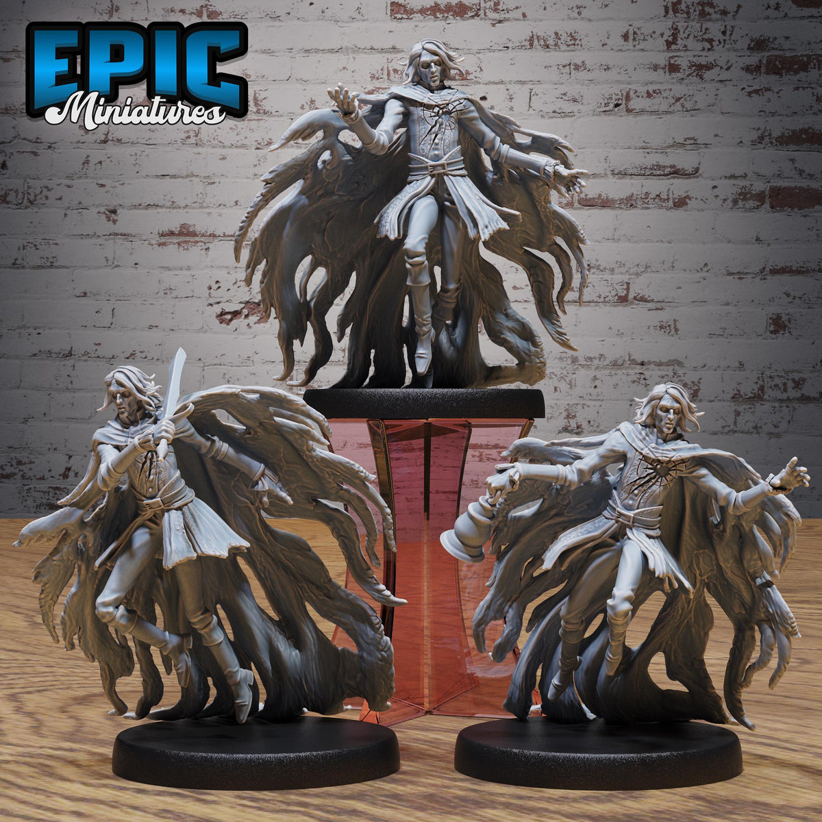 Shattered Ghost Set of 3 DND miniatures group photo Lich Lords Crypt