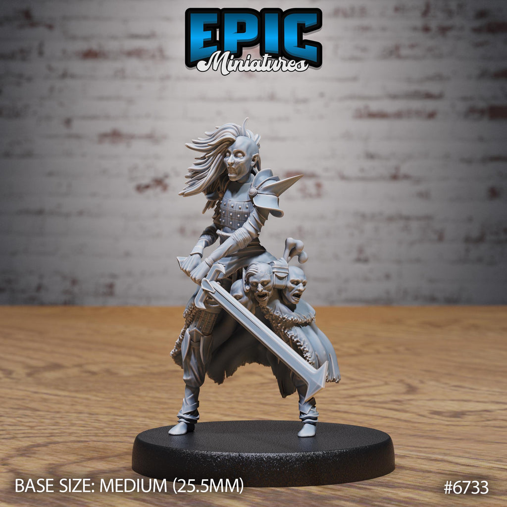Revenant Headhunter Option #6733 front DND miniature Lich Lords Crypt 16k resin