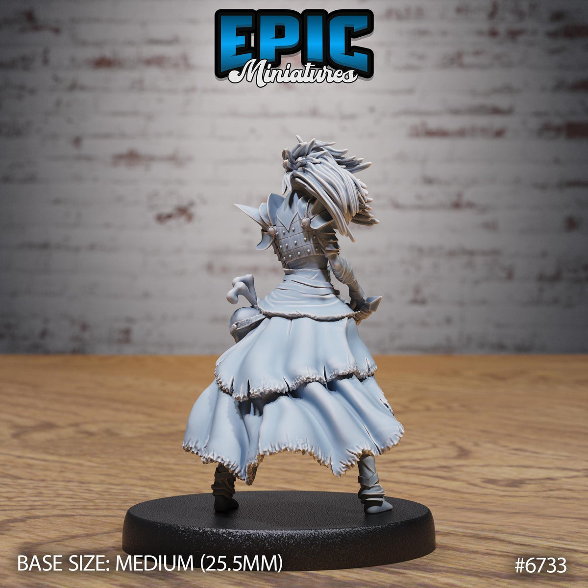 Revenant Headhunter Option #6733 back DND miniature Lich Lords Crypt 16k resin