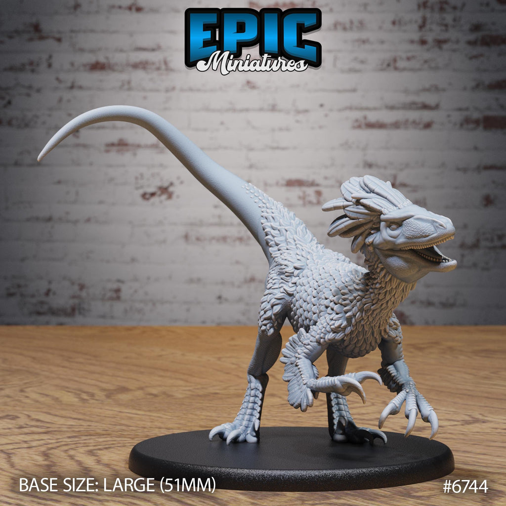 Raptor Option #6744 front DND miniature Primal Jungle 16k resin