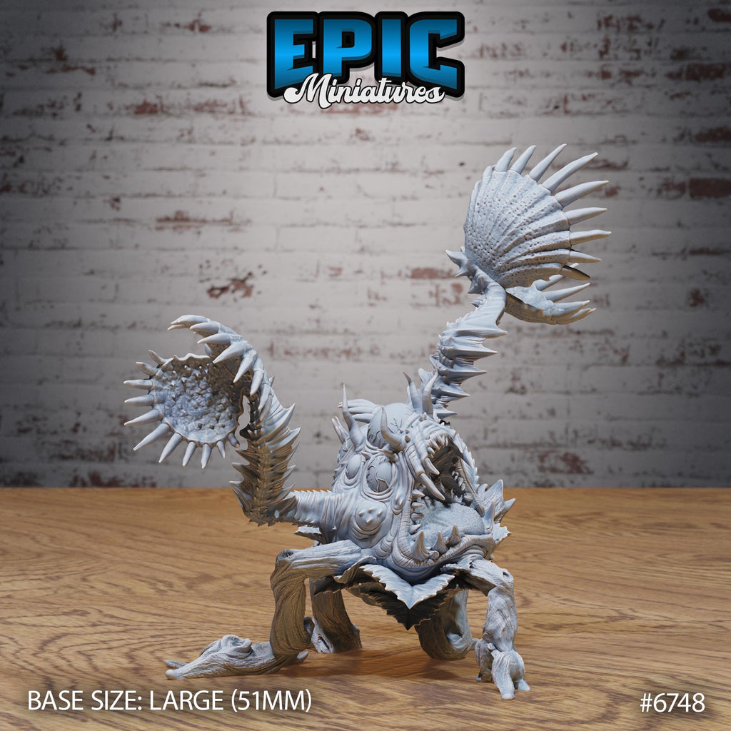 Giga Flytrap Option #6748 front DND miniature Primal Jungle 16k resin