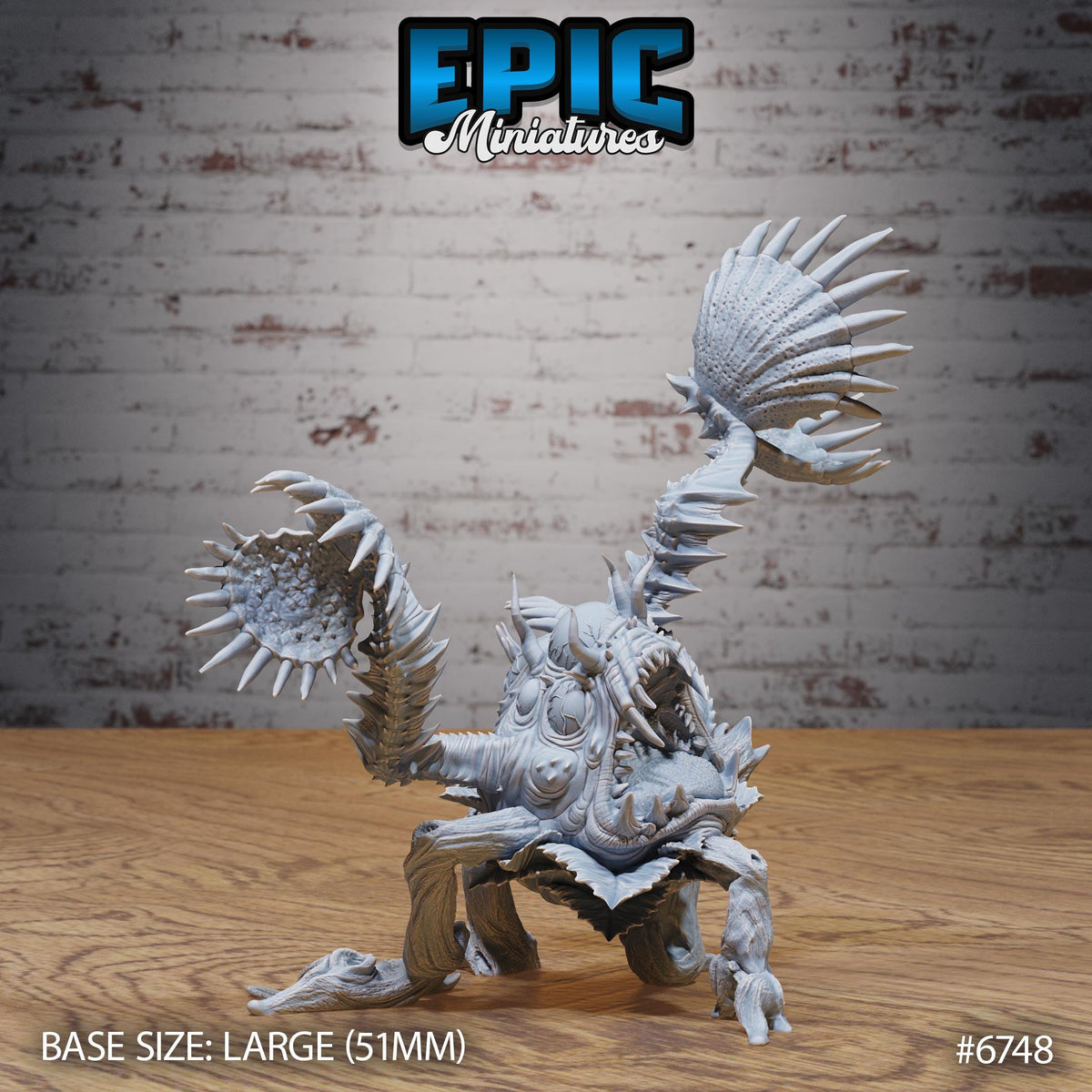 Giga Flytrap Option #6748 front DND miniature Primal Jungle 16k resin