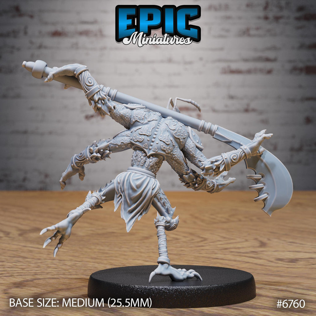 Thri Kreen Insectoid Monk Option #6760 back DND miniature Primal Jungle 16k resin