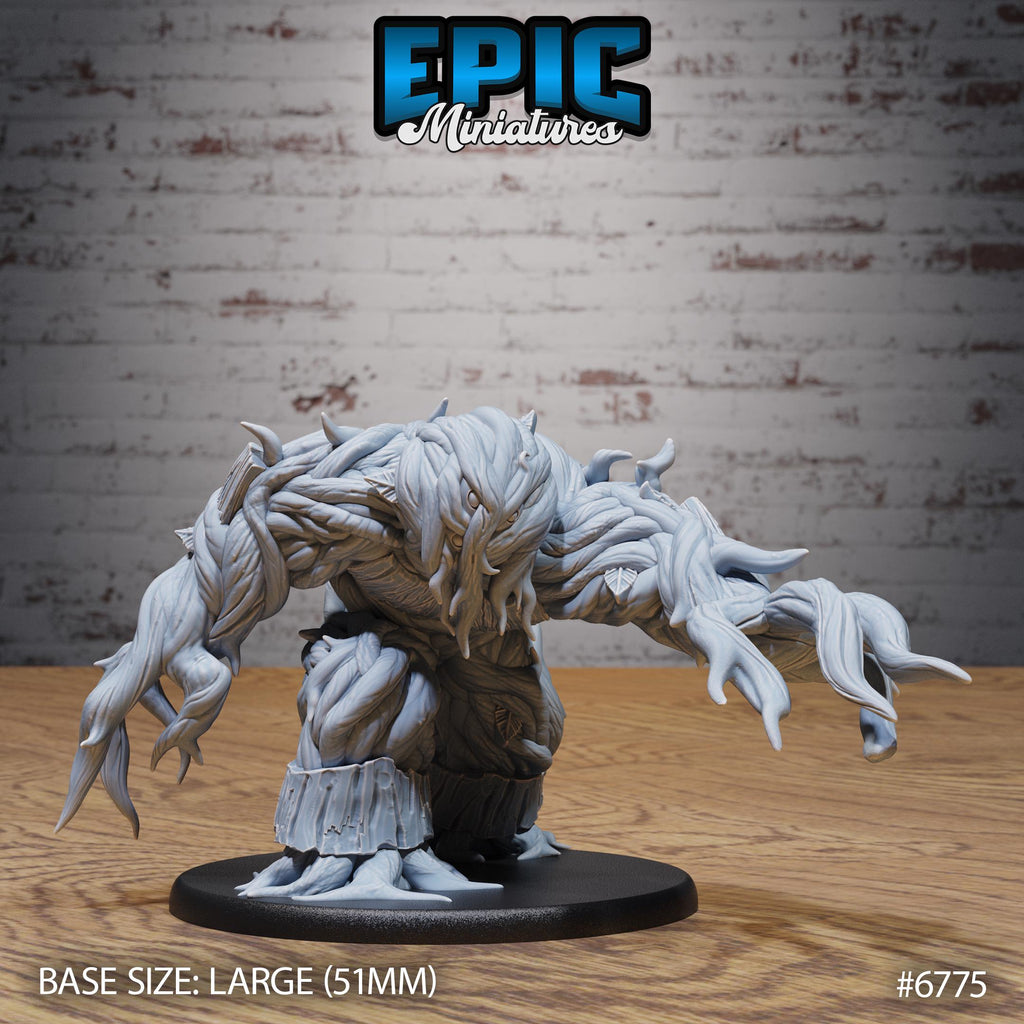 Shambling Mound Option #6775 front DND miniature Primal Jungle 16k resin