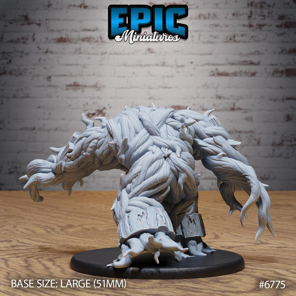 Shambling Mound Option #6775 back DND miniature Primal Jungle 16k resin