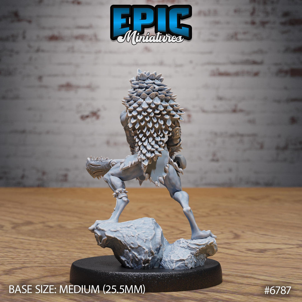 Frog Folk Hunter Set of 3 and 6 DND miniature Primal Jungle photo 14