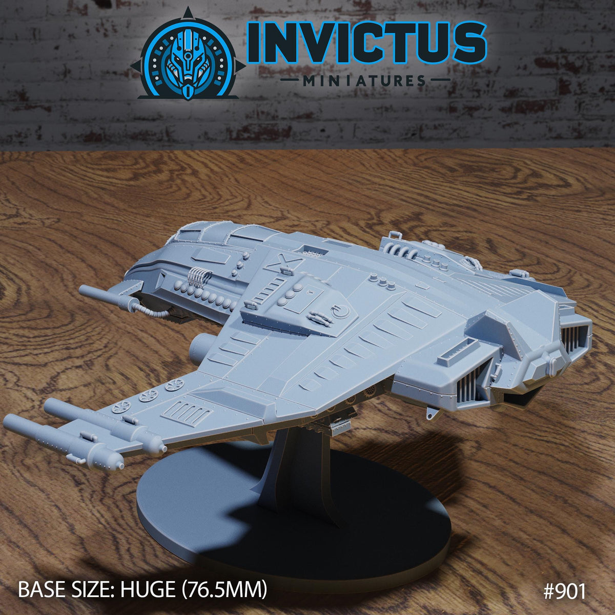 Orbital Fighter Fighter with stand back DND miniature Space Odyssey 16k resin