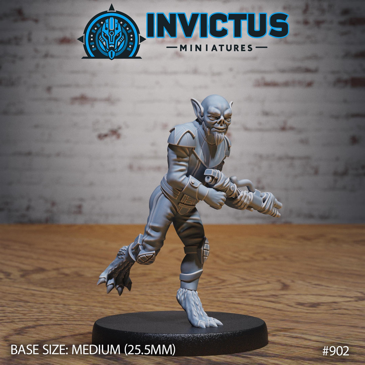 Orbital Crew Option #902 front DND miniature Space Odyssey 16k resin