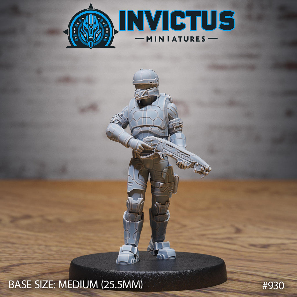 Recon Rider Option #930 front DND miniature Crimson Front 16k resin