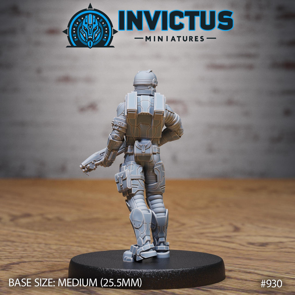Recon Rider Option #930 back DND miniature Crimson Front 16k resin
