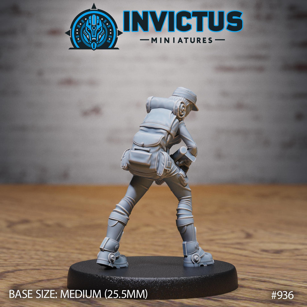 Valkyrie Squad Option #936 back DND miniature Crimson Front 16k resin