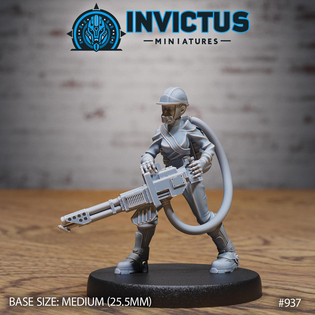Valkyrie Squad Option #937 front DND miniature Crimson Front 16k resin