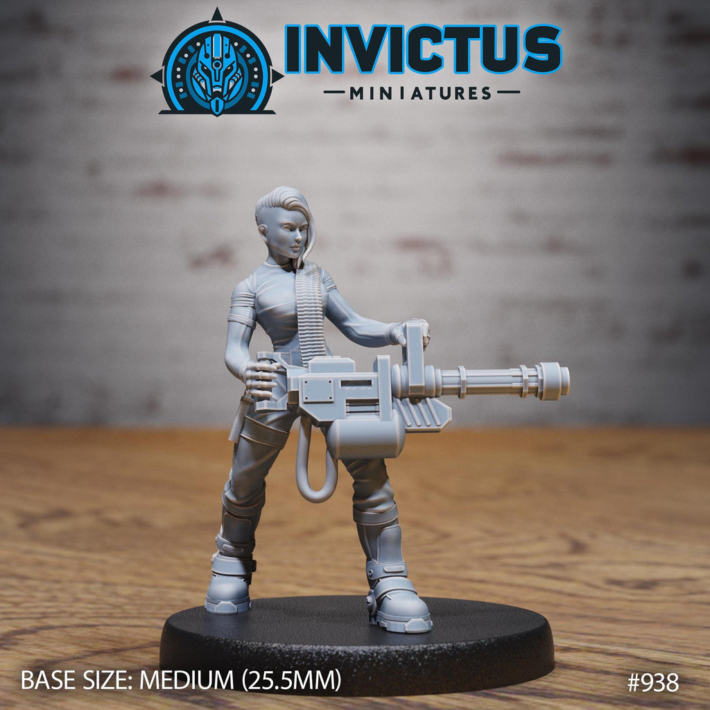 Valkyrie Squad Option #938 front DND miniature Crimson Front 16k resin