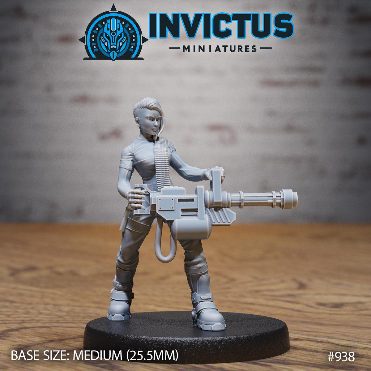 Valkyrie Squad Option #938 front DND miniature Crimson Front 16k resin
