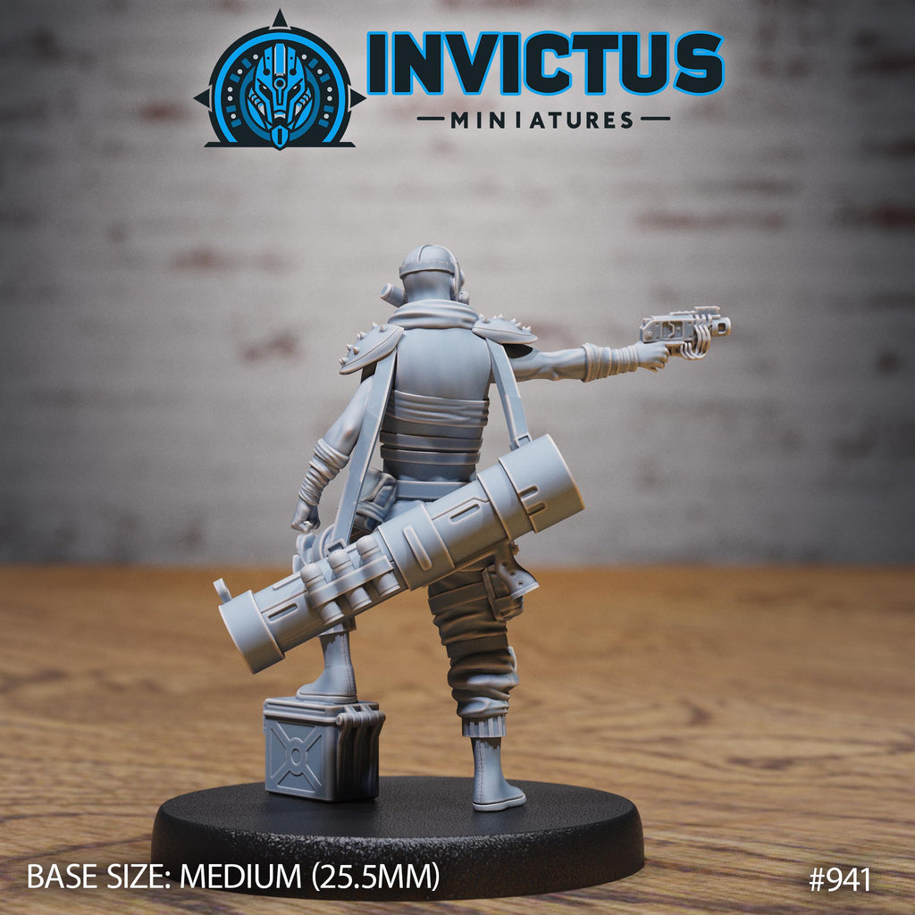 Crimson Squad Option #941 (2) back DND miniature Crimson Front 16k resin