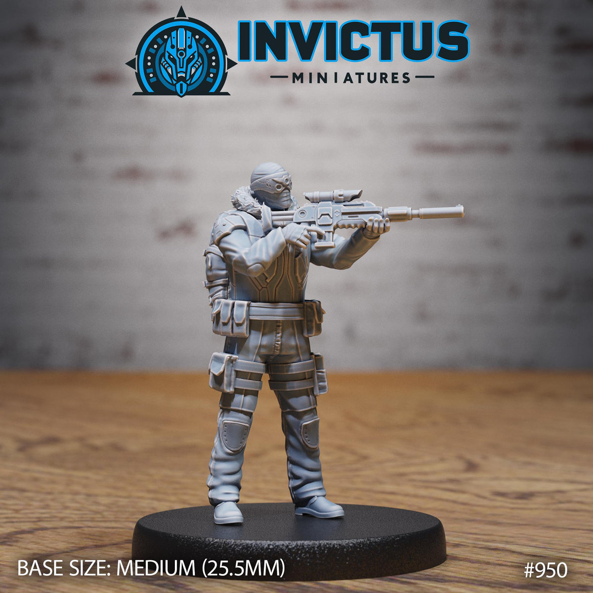 Crimson Squad Traveler Option #950 (2) front DND miniature Crimson Front 16k resin